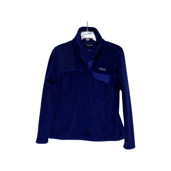Patagonia Jackets & Blazers - Women’s Patagonia Retool Snap Fleece Pullover Jacket in Blue Sz S